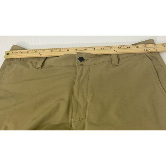 BANANA REPUBLIC Chino Golf Shorts Men's Sz 38 Tan Stretch Pockets 9" Inseam - Picture 3 of 10
